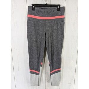 Tek Gear Size XL‎ Gray Pink Active Womens Gym Running Leggings